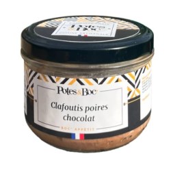 CLAFOUTIS POIRES CHOCOLAT
